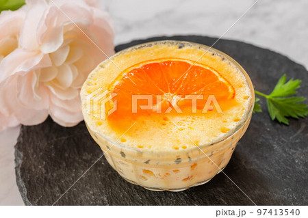 レンジで作るみかんケーキ レンジで作るみかんケーキ 97413540