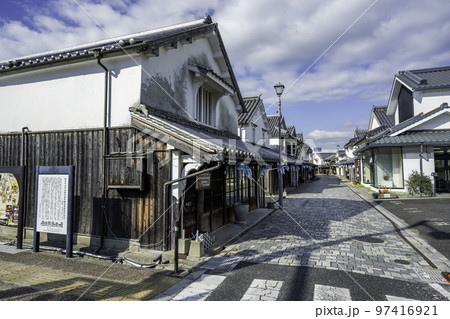 柳井　白壁の町並み　山口県柳井市 97416921