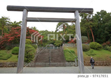 武蔵野陵の紅葉 武蔵野陵の紅葉 97417651