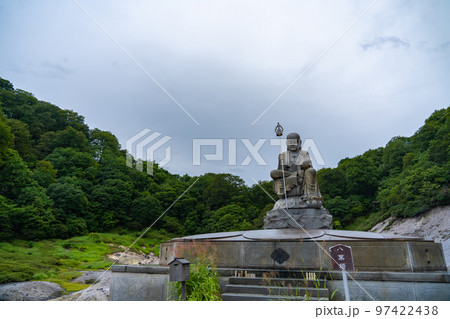 霊場恐山　恐山菩提寺　八葉地蔵菩薩　八葉塔（青森県むつ市） 97422438