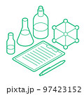 Chemistry Lab Isometric Illustration 97423152