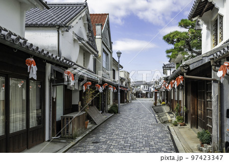 柳井　白壁の町並み　山口県柳井市 97423347