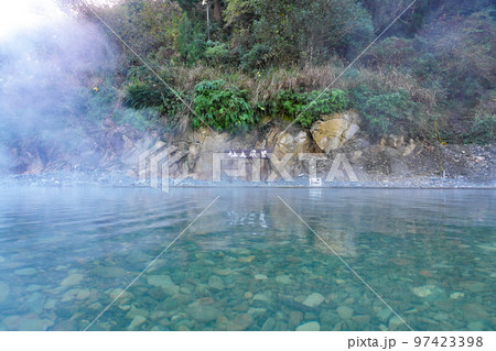 【川湯温泉 (仙人風呂)】 和歌山県田辺市本宮町川湯 97423398