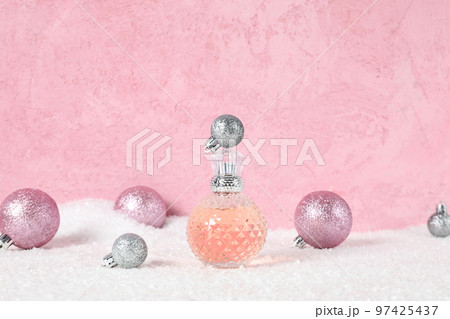 Concept of cosmetics, winter cosmetics, space for text Concept of cosmetics, winter cosmetics, space for text 97425437