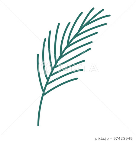 Spruce twig, berries and cones. Winter plants. Christmas foliage twigs branches red berries. Pine, spruce, fir tree branches and cones, rowan, rosehip berries. Nature botanical elements. Vector Spruce twig, berries and cones. Winter plants. Christmas foliage twigs branches red berries. Pine, spruce, fir tree branches and cones, rowan, rosehip berries. Nature botanical elements. Vector 97425949