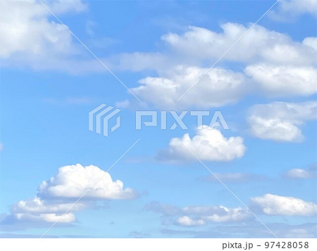 雲の風景　背景素材 97428058