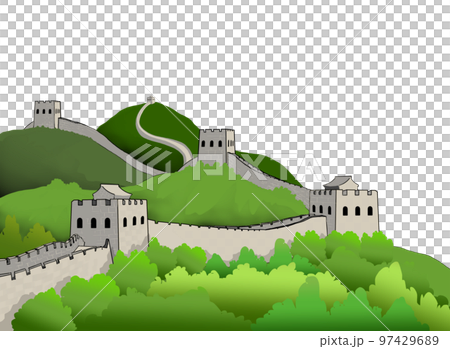 長城的插圖 長城的插圖 97429689