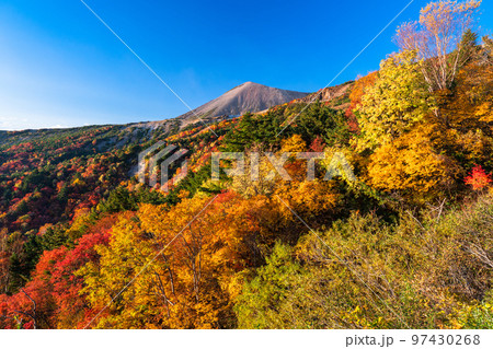 《福島県》紅葉の天狗の庭・秋の磐梯吾妻スカイライン《紅葉最盛期》 97430268