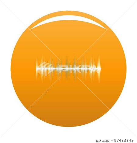 Equalizer digital icon. Simple illustration of equalizer digital vector icon for any design orange Equalizer digital icon. Simple illustration of equalizer digital vector icon for any design orange 97433348