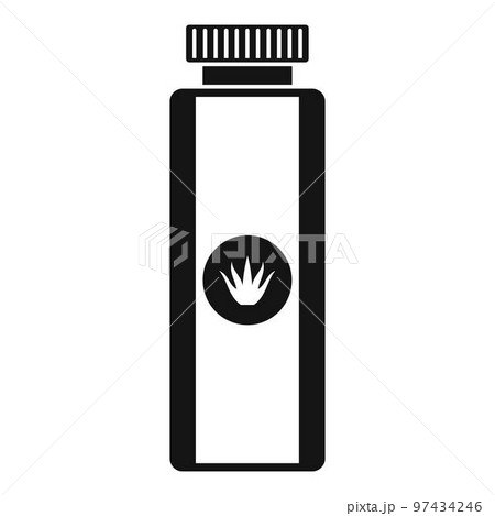 Aloe lotion icon. Simple illustration of aloe lotion vector icon for web design isolated on white background Aloe lotion icon. Simple illustration of aloe lotion vector icon for web design isolated on white background 97434246