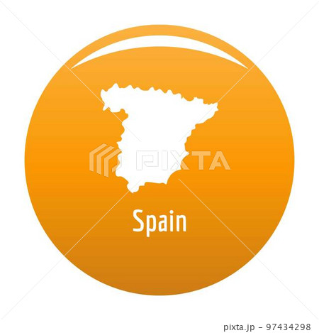 Spain map in black. Simple illustration of Spain map vector isolated on white background Spain map in black. Simple illustration of Spain map vector isolated on white background 97434298
