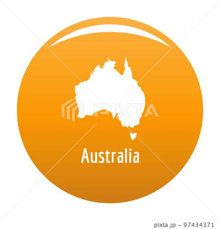 Australia map in black. Simple illustration of Australia map vector isolated on white background Australia map in black. Simple illustration of Australia map vector isolated on white background 97434371