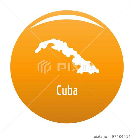 Cuba map in black. Simple illustration of Cuba map vector isolated on white background Cuba map in black. Simple illustration of Cuba map vector isolated on white background 97434414