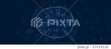Conceptual technology illustration of artificial intelligence 97434516