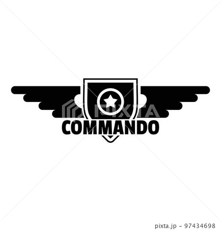 Commando star logo. Simple illustration of...のイラスト素材 [97434698] - PIXTA