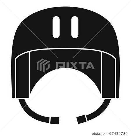 Canoe helmet icon. Simple illustration of canoe helmet vector icon for web design isolated on white background 97434784