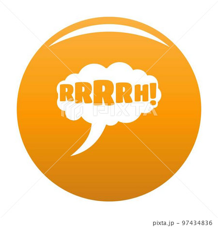 Comic boom design icon. Simple illustration of comic boom design vector icon for any design orange Comic boom design icon. Simple illustration of comic boom design vector icon for any design orange 97434836