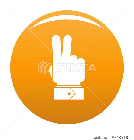 Hand hey icon. Simple illustration of hand hey...のイラスト素材 [97435109] - PIXTA