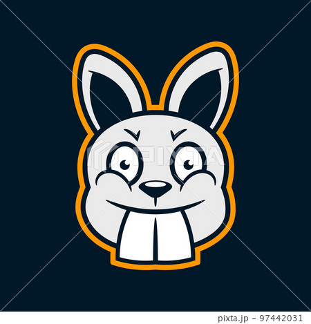 rabbit logo on trendy isolated background. rabbit logo for your website design Icon logo, app, UI. Clock icon Vector illustration, rabbit logo on trendy isolated background. rabbit logo for your website design Icon logo, app, UI. Clock icon Vector illustration, 97442031