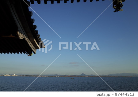 浮御堂からの景色_琵琶湖 浮御堂からの景色_琵琶湖 97444512