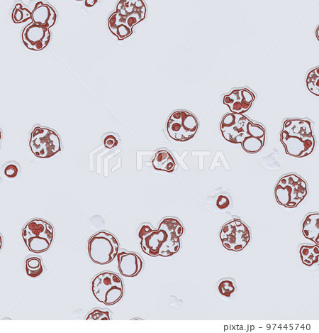 Abstract cell of virus or pathogenic bacterium illustration Abstract cell of virus or pathogenic bacterium illustration 97445740