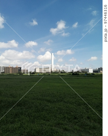 川崎市 多摩川河川敷 古市場 陸上トラック 川崎市 多摩川河川敷 古市場 陸上トラック 97446316