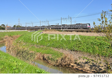 鉄道　私鉄　東京メトロ8000系　8104F(鷺沼)　 97451712