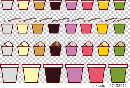 ice cream in cup 97452011