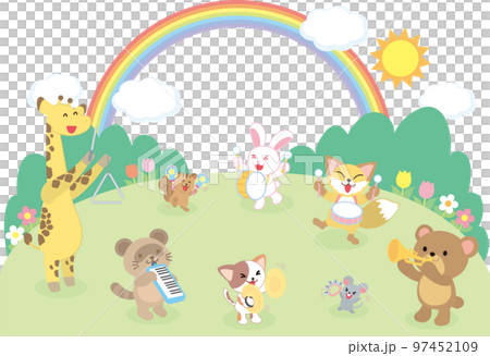 Animals Concert_Forest Concert_Rainbow 97452109
