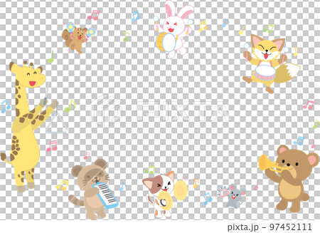 動物たちの音楽会_円陣 97452111