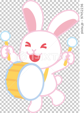 rabbit, hare, vector 97452236