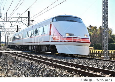 鉄道 私鉄 東武日光線 特急けごん11号 100系 鉄道 私鉄 東武日光線 特急けごん11号 100系 97453873