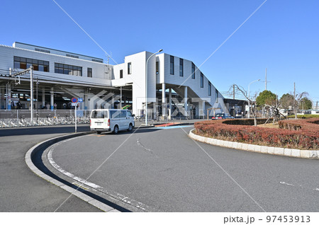鉄道　私鉄　東武日光線　南栗橋駅　東口駅舎 97453913
