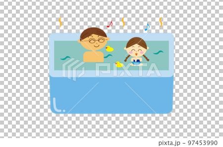 插圖,家庭,家庭,育兒,洗澡,洗澡時間,享受與父親和孩子一起洗澡 插圖,家庭,家庭,育兒,洗澡,洗澡時間,享受與父親和孩子一起洗澡 97453990
