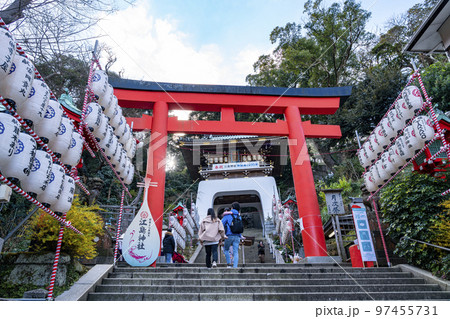 【神奈川県】江の島にある江島神社のお正月 【神奈川県】江の島にある江島神社のお正月 97455731