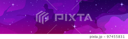 Night starry sky in lilac and pink colors Night starry sky in lilac and pink colors 97455831