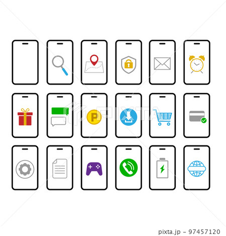 スマホアイコンセット 97457120