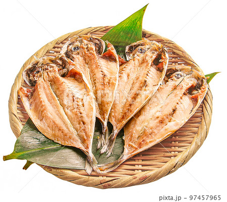 鯵の開き4尾笊盛り 鯵の開き4尾笊盛り 97457965