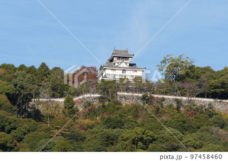 秋の岩国城 97458460