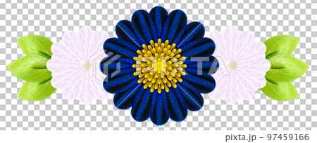 つまみ細工で作られた花の装飾グラフィック 97459166