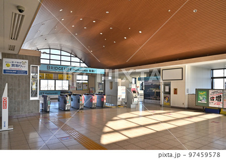 鉄道　私鉄　東武日光線　南栗橋駅改札口　構内 97459578