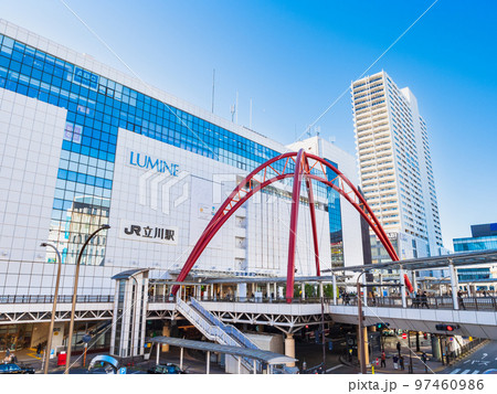 東京　立川駅北口　※一部ソフトフォーカス 97460986