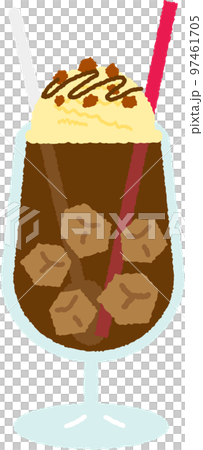 コーヒーフロート　アイス 97461705