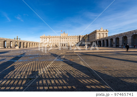 Madrid Royal Palace in Baroque Style - Community of Madrid Spain 97465741