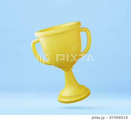 3d Champion trophy, gold cup. 97466019