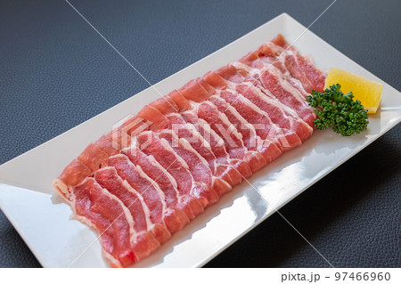輸入の豚肉スライス 輸入の豚肉スライス 97466960