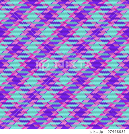 Seamless pattern of scottish tartan plaid. Repeatable background with check fabric texture. Vector backdrop striped textile print. 97468085