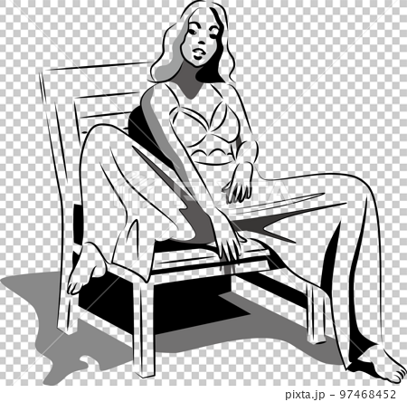 Female Low Angle Sitting Pose 1 by theposearchives on DeviantArt