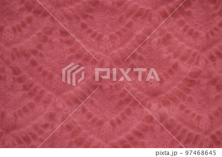 Handmade knitted background with macro weave threads. Handmade knitted background with macro weave threads. 97468645