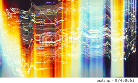 Distorted screen. Signal error. Multicolor...のイラスト素材 [97468663] - PIXTA
